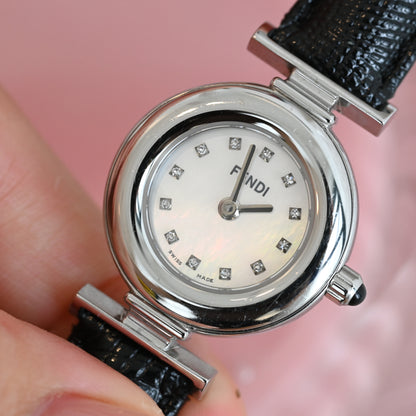 Fendi 320L White Dial Watch