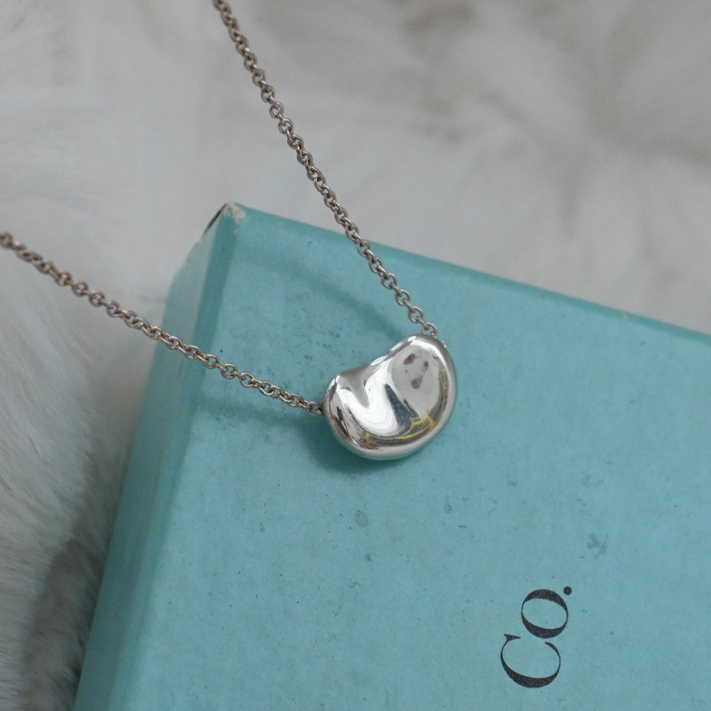 Tiffany & Co. Elsa Peretti™ Bean design Pendant Necklace