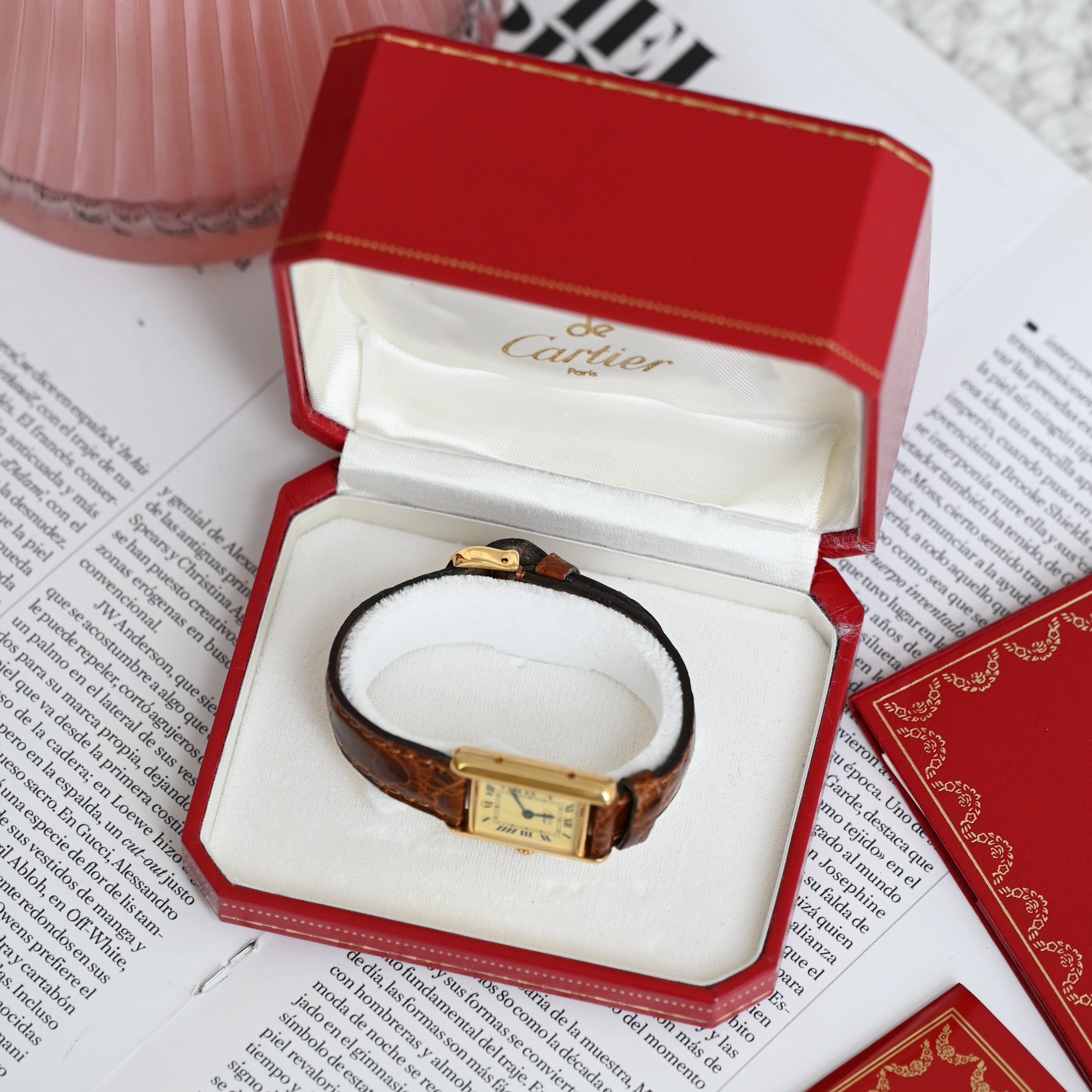 Cartier Must Tank Vermeil W1003153 - Leluxe Vintage Sdn. Bhd.