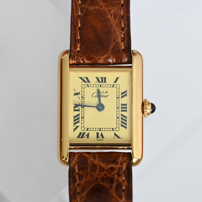 Cartier Must Tank Vermeil W1003153