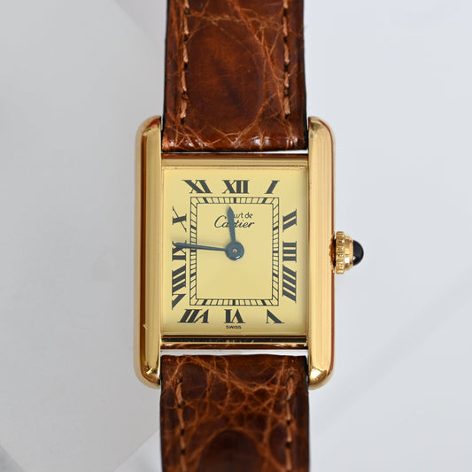 Cartier Must Tank Vermeil W1003153