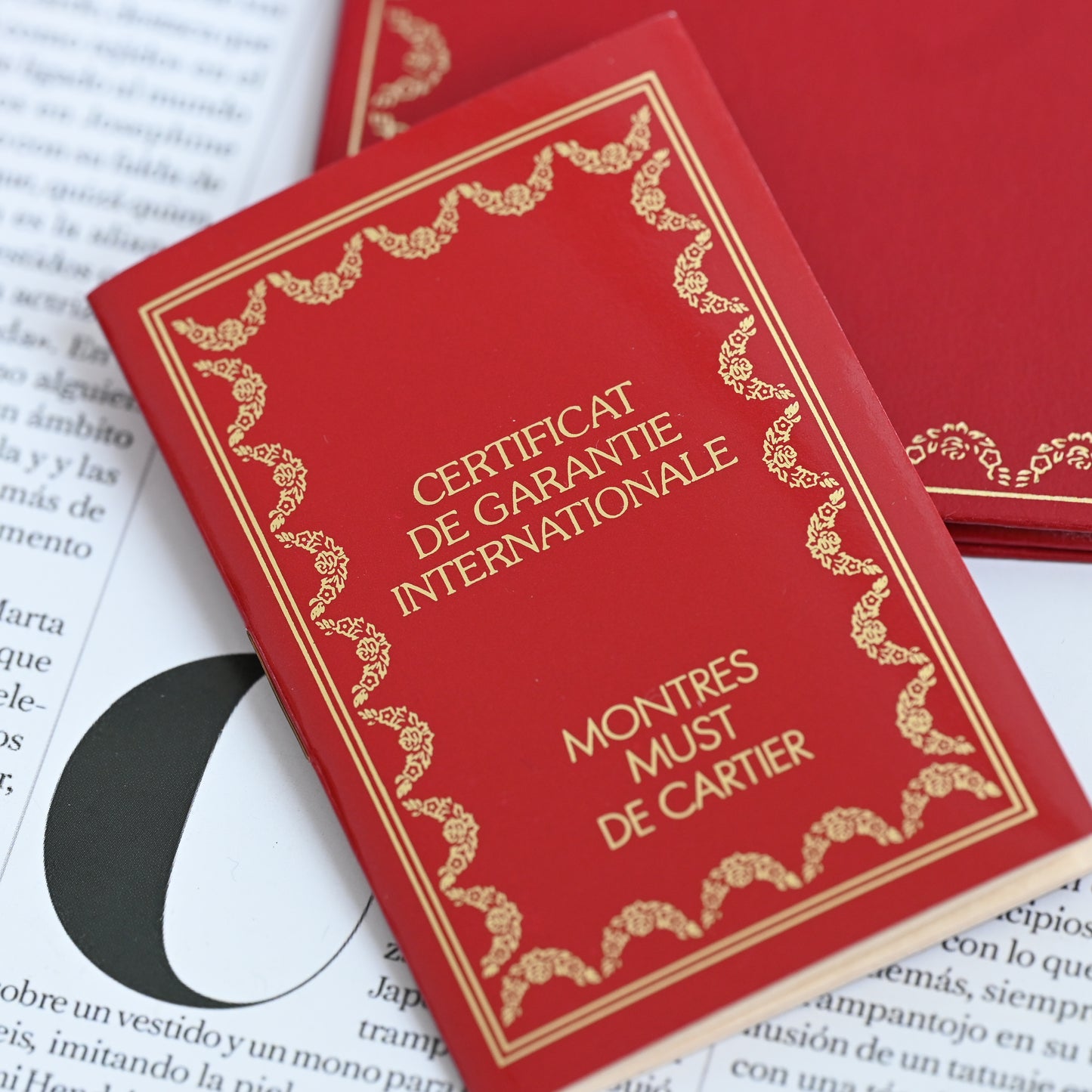 Cartier Must Tank Vermeil W1003153