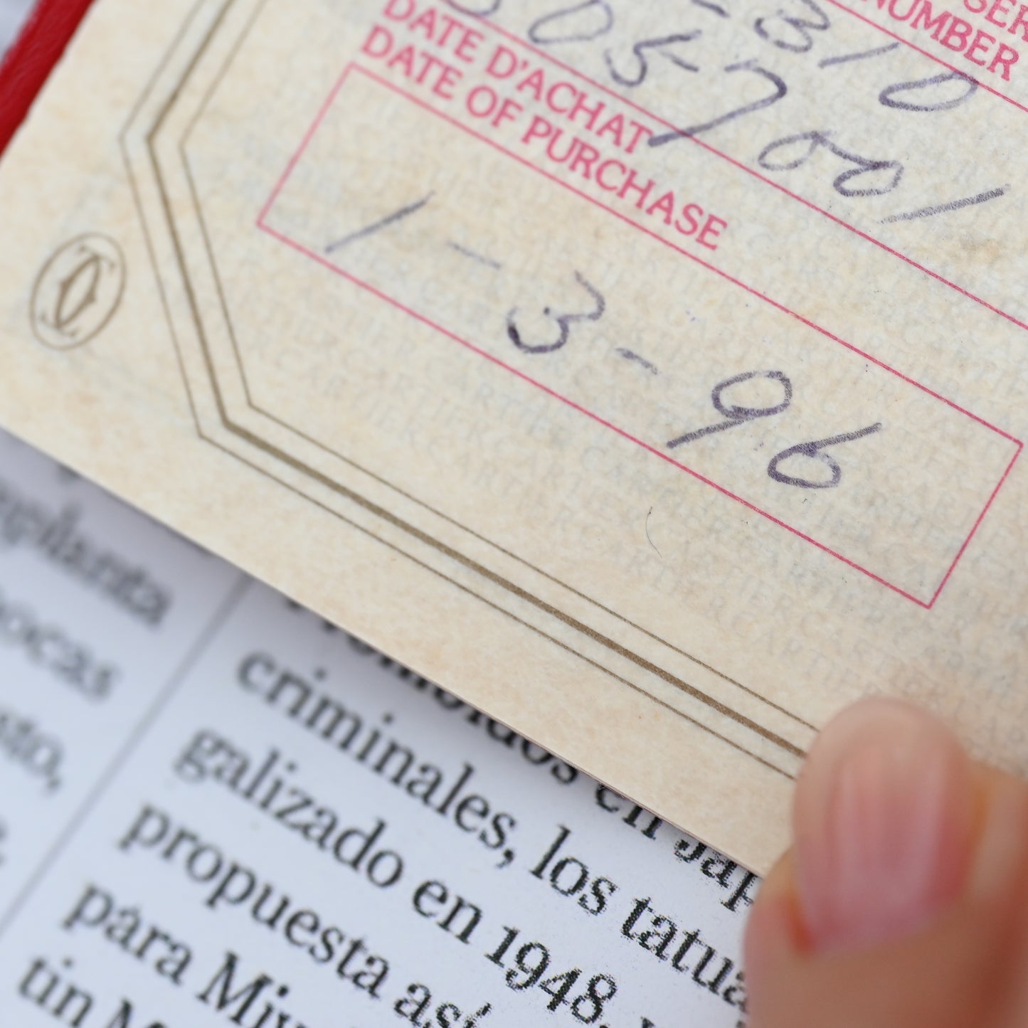 Cartier Must Tank Vermeil W1003153