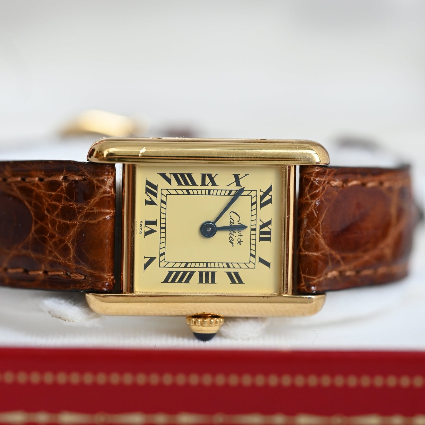 Cartier Must Tank Vermeil W1003153