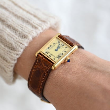 Cartier Must Tank Vermeil W1003153