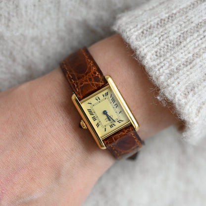Cartier Must Tank Vermeil W1003153