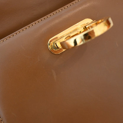 Salvatore Ferragamo Small Gancini Kelly Milk Tea