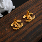 Chanel Quilted CC Weaves Earclips Earrings - Leluxe Vintage Sdn. Bhd.