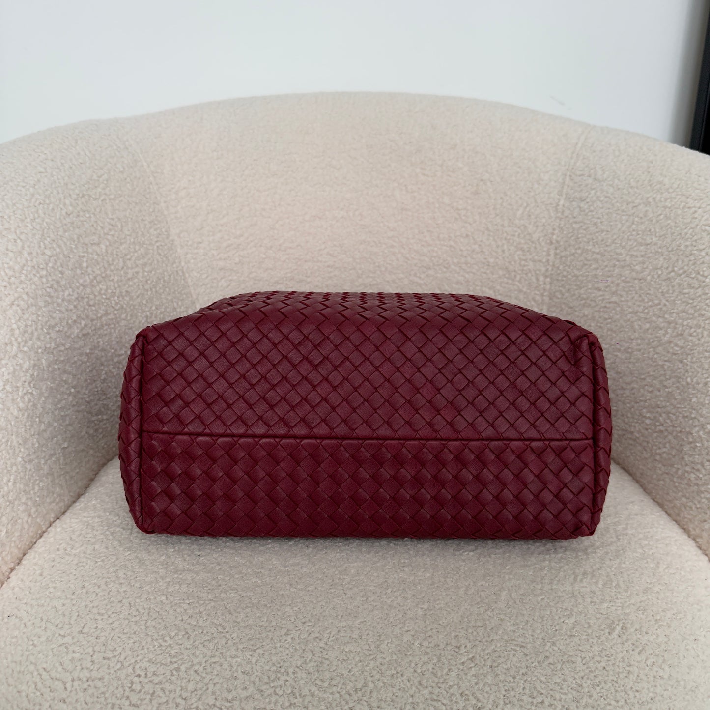 Bottega Veneta Intrecciato Garda Bag Burgundy