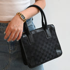Gucci GG Black Canvas Mini Tote - Leluxe Vintage Sdn. Bhd.