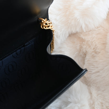 Cartier Sapphire Chain Shoulder Bag