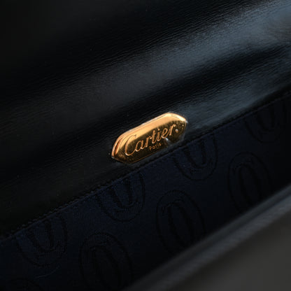 Cartier Sapphire Chain Shoulder Bag