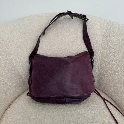 Balenciaga Violet Hobo Shoulder Bag