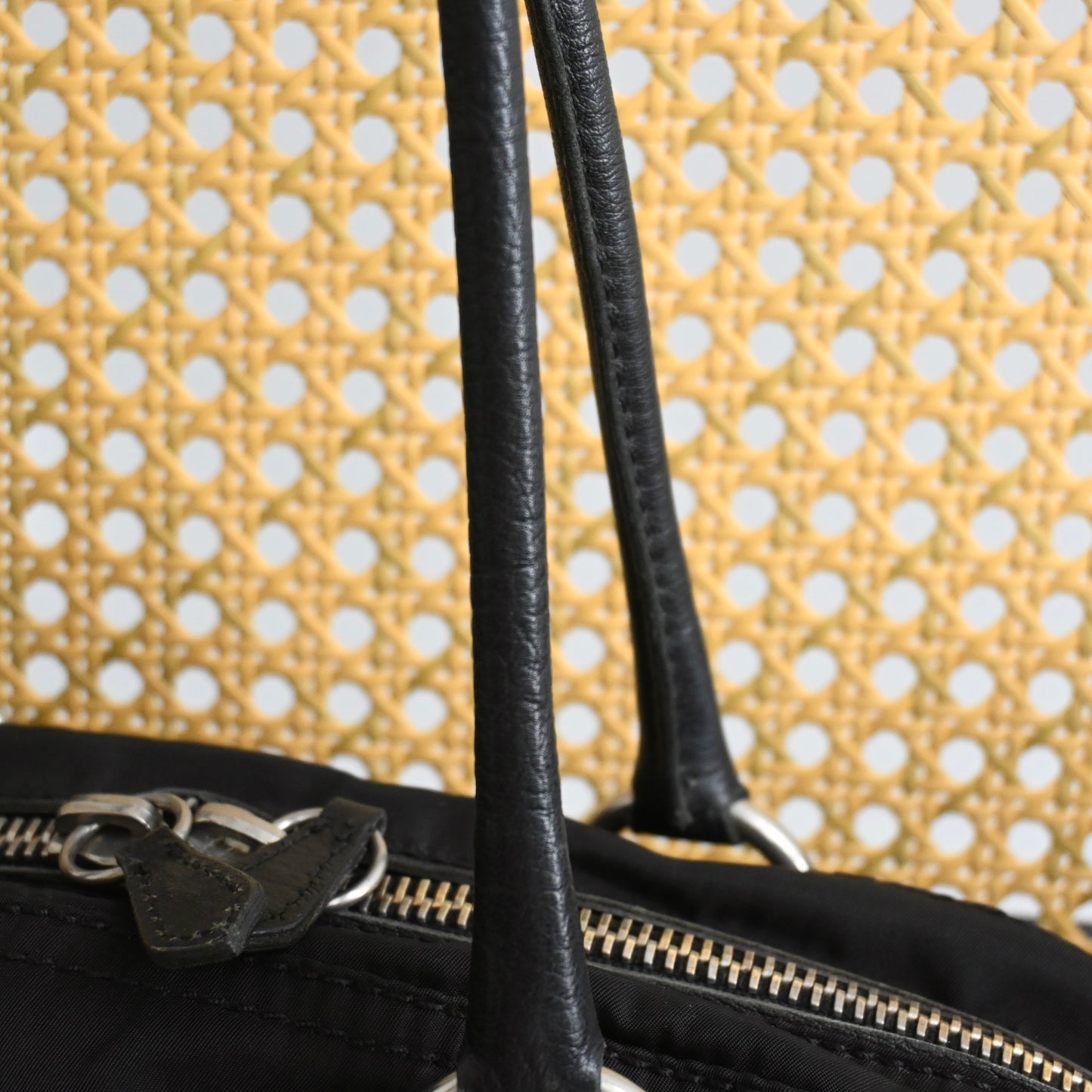 Prada Tessuto Bowler Shoulder Bag