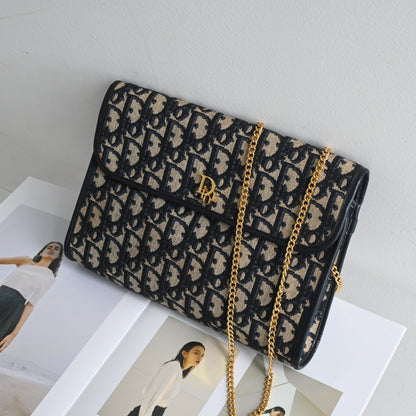 Christian Dior Oblique Canvas Chain Bag