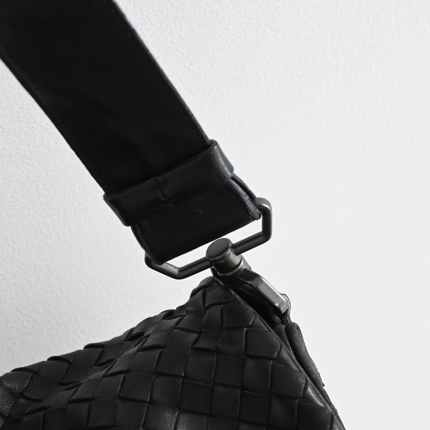 Bottega Veneta Intrecciato Double Flap Shoulder Bag