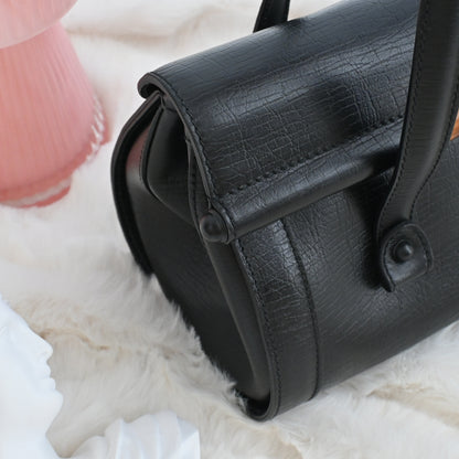 Gucci Black Bamboo Bullet Shoulder Bag