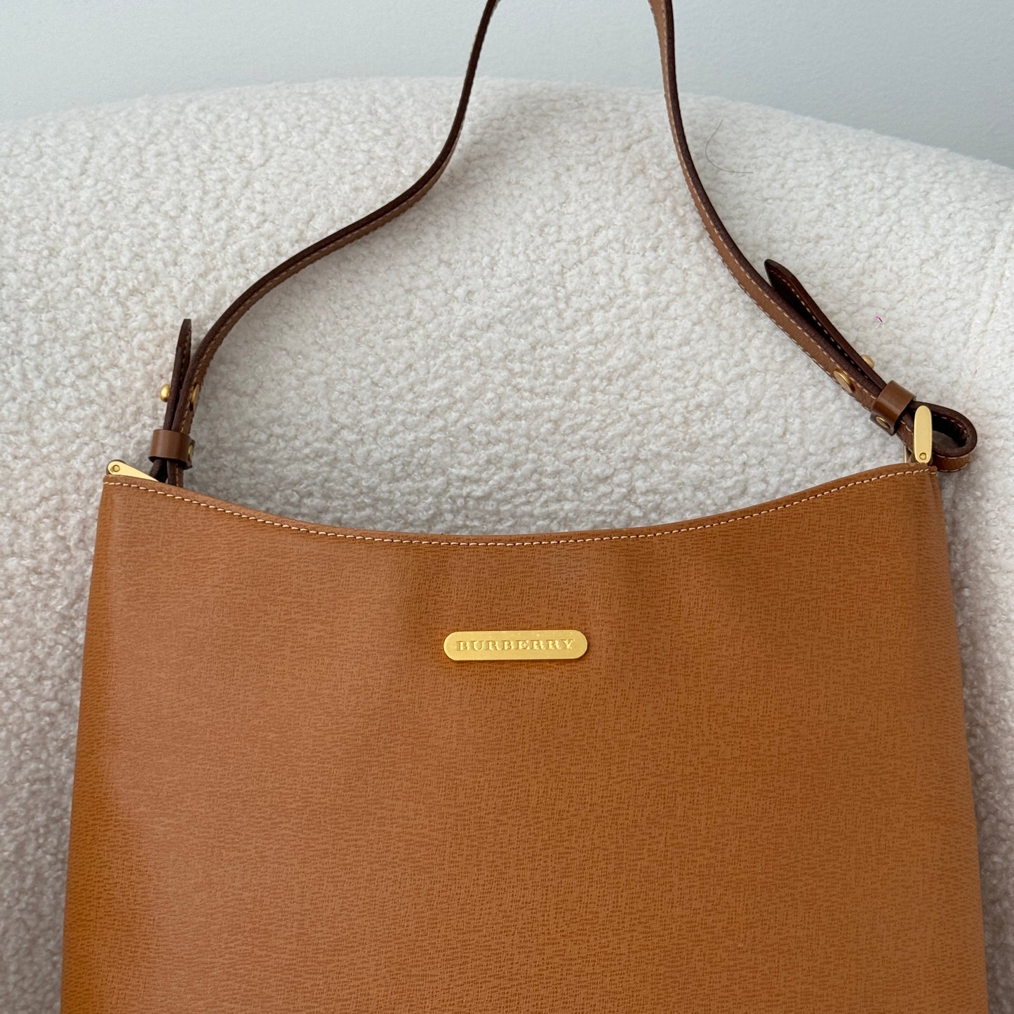 Burberry Brown Shoulder Tote Bag