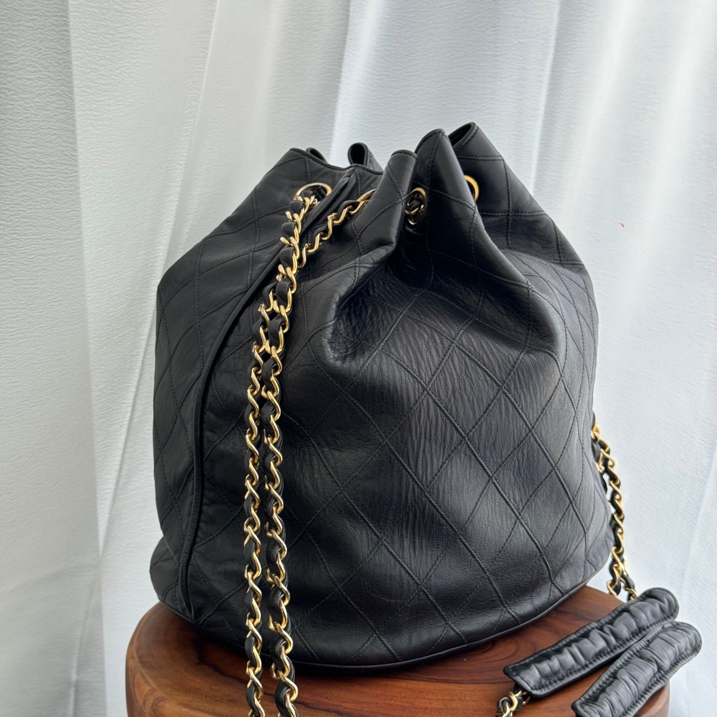 Chanel Bucket Bag Lambskin Vintage