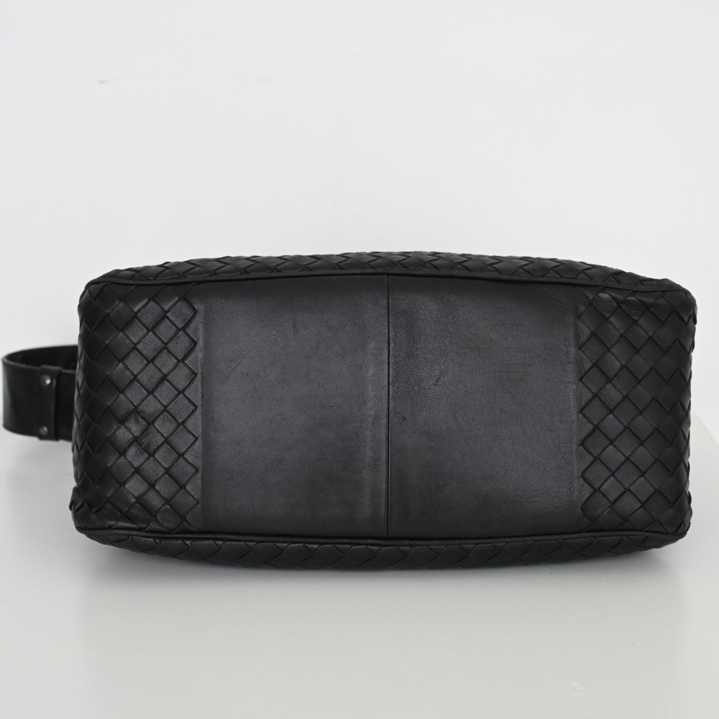 Bottega Veneta Intrecciato Double Flap Shoulder Bag