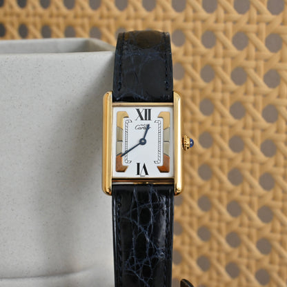 Must de Cartier Tank Vermeil Trinity