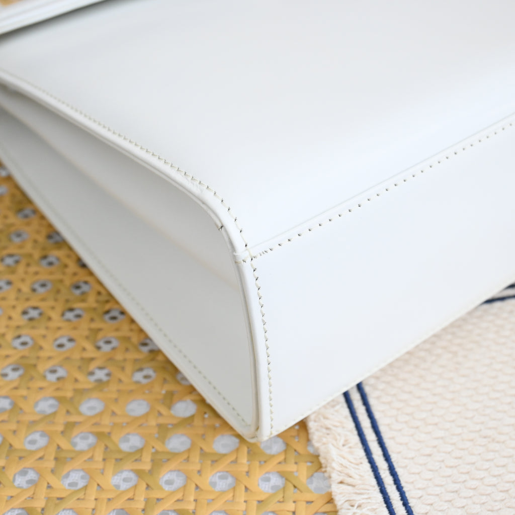 Givenchy Kelly White Calfskin