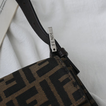 Fendi Zucca Mamma Baguette Shoulder Bag