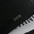 Christian Dior Perforated Leather Oblique Card Holder