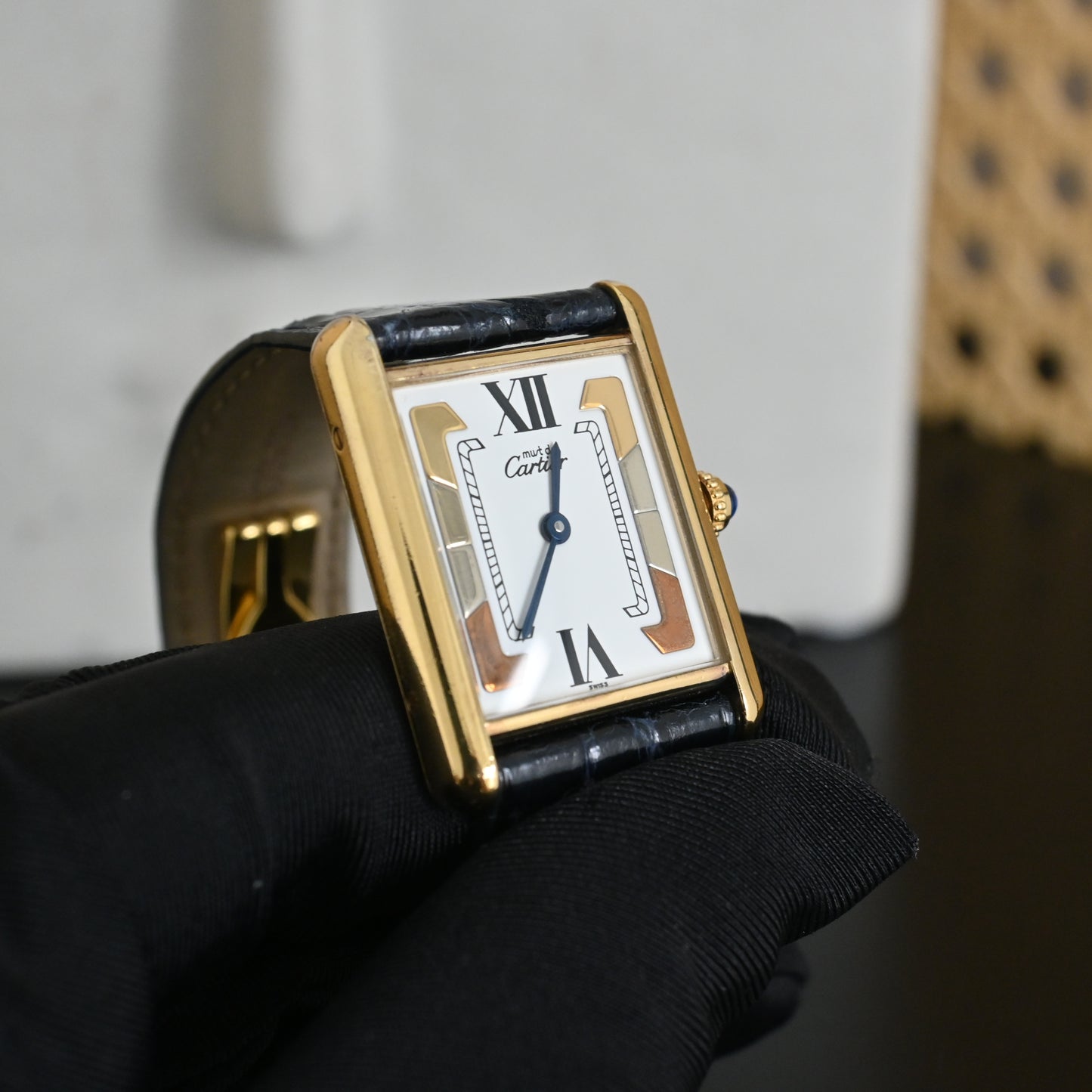 Must de Cartier Tank Vermeil Trinity