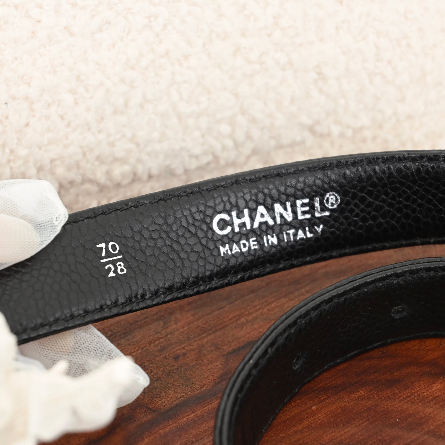 Chanel CC Turnlock Buckle Belt Vintage