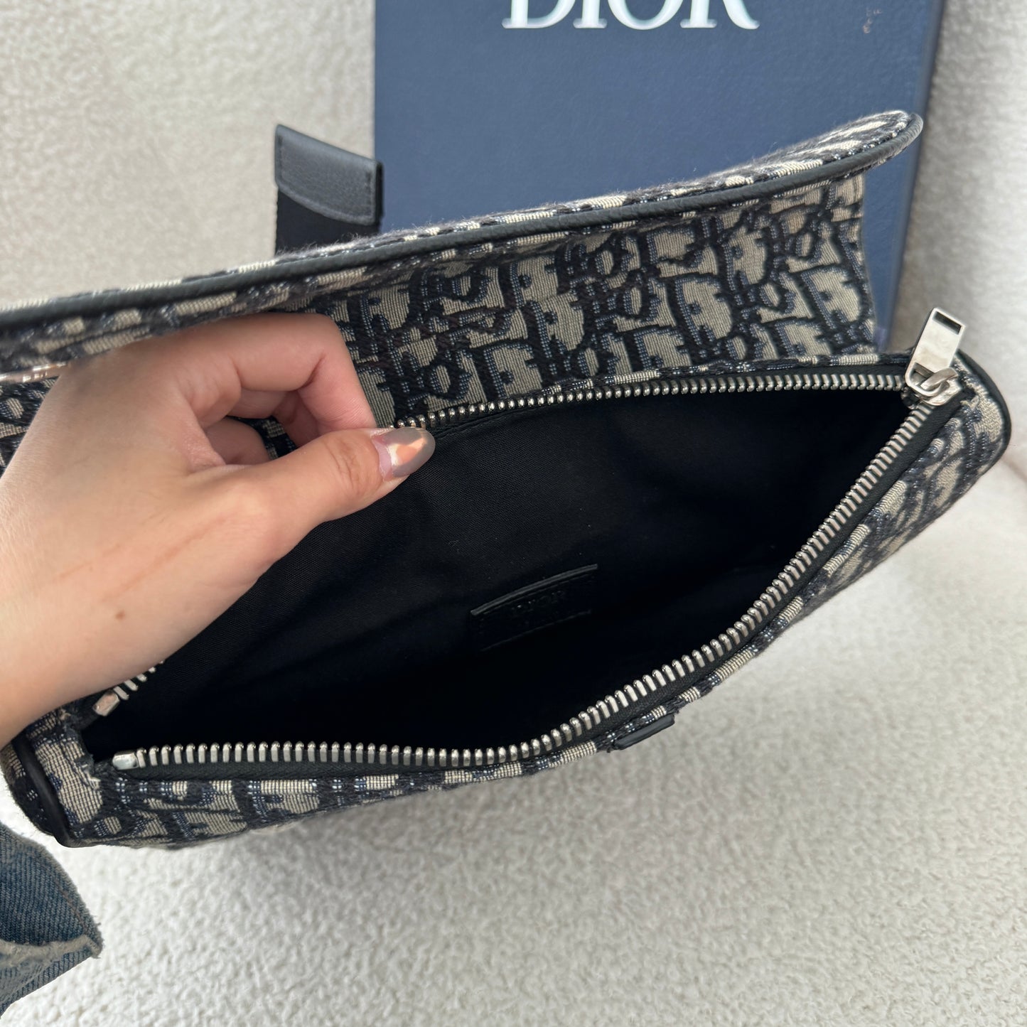 Dior Jacquard Oblique Saddle