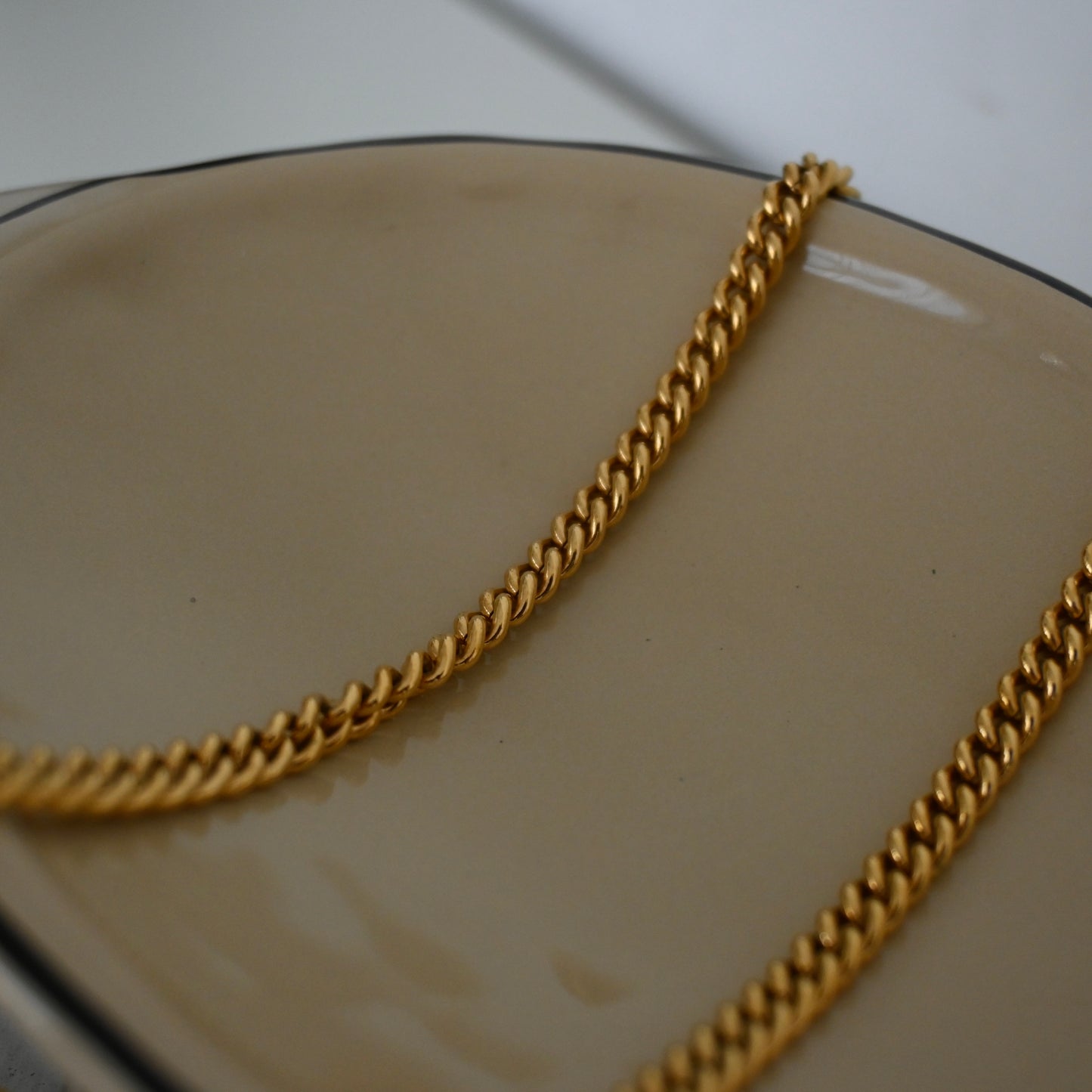 Christian Dior Textured Chain Necklace