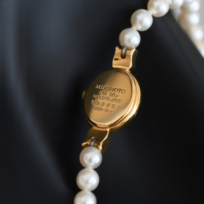 Mikimoto 1E20-3041 MOP Dial Akoya Pearl Bracelet Watch
