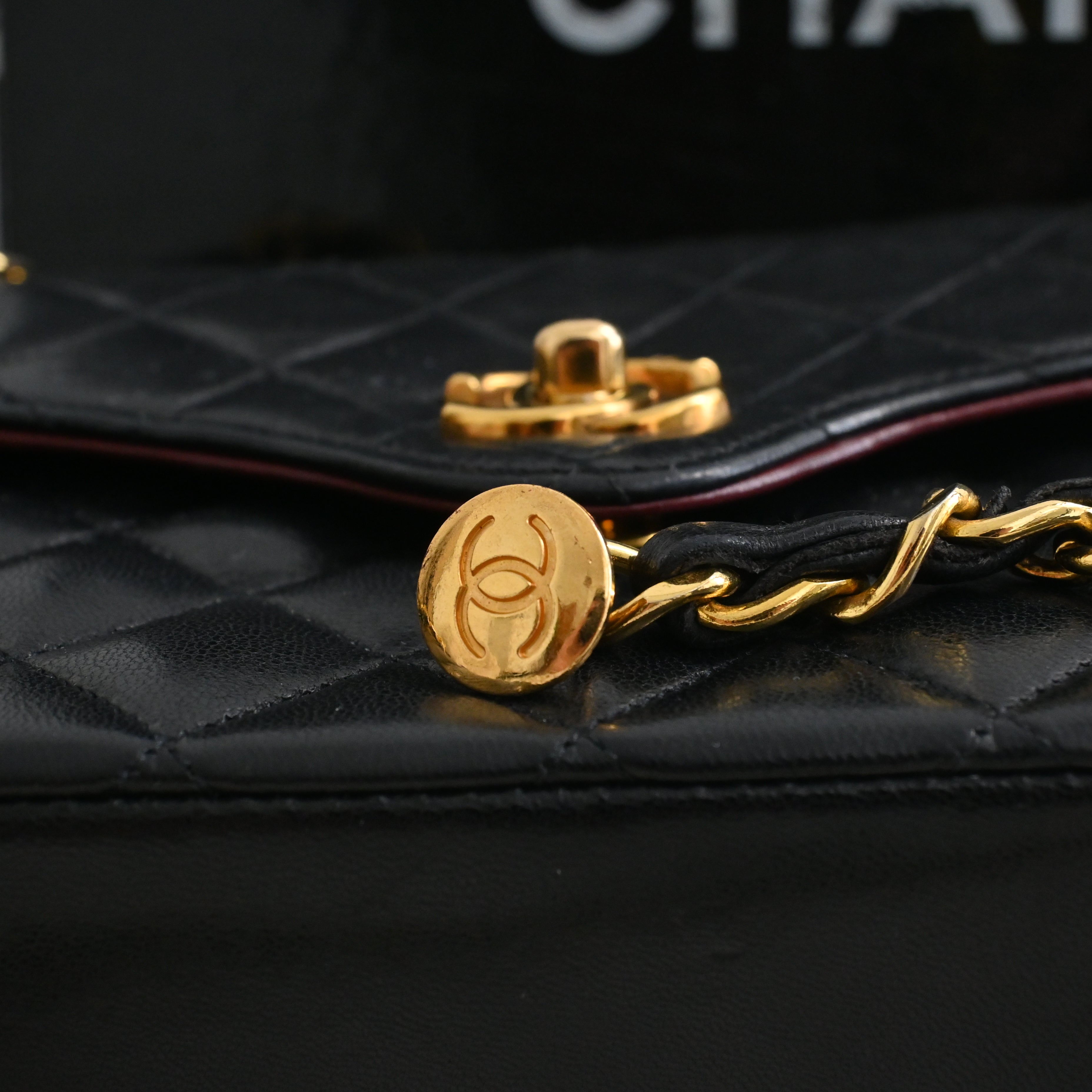 Vintage Chanel Mini Flap Bag 24k GHW - Leluxe Vintage Sdn. Bhd.