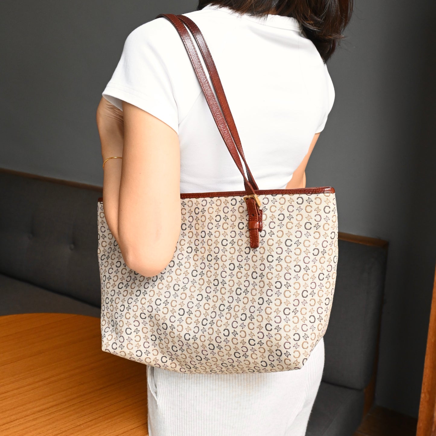 Celine Macadam Monogram Tote