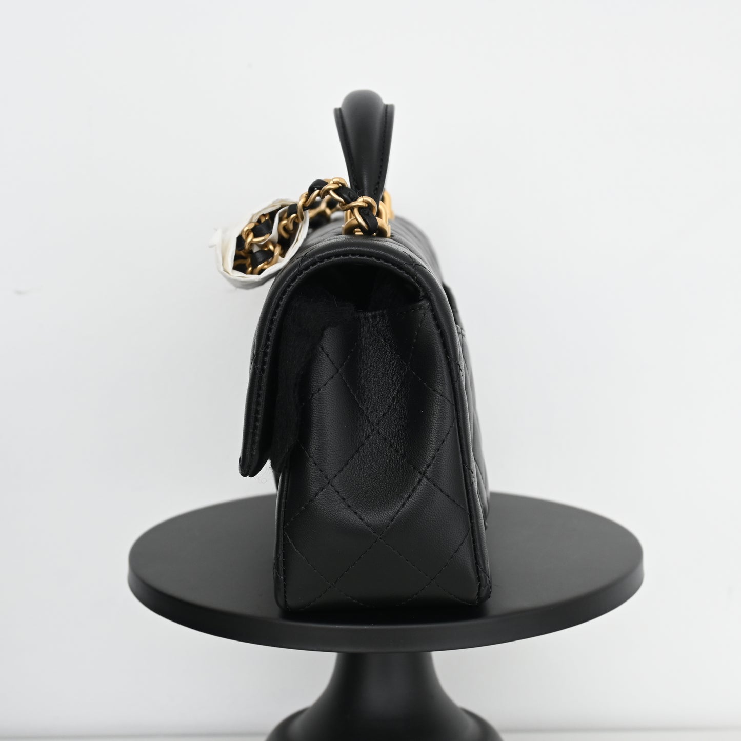 Chanel Mini Flap Top Handle Lambskin