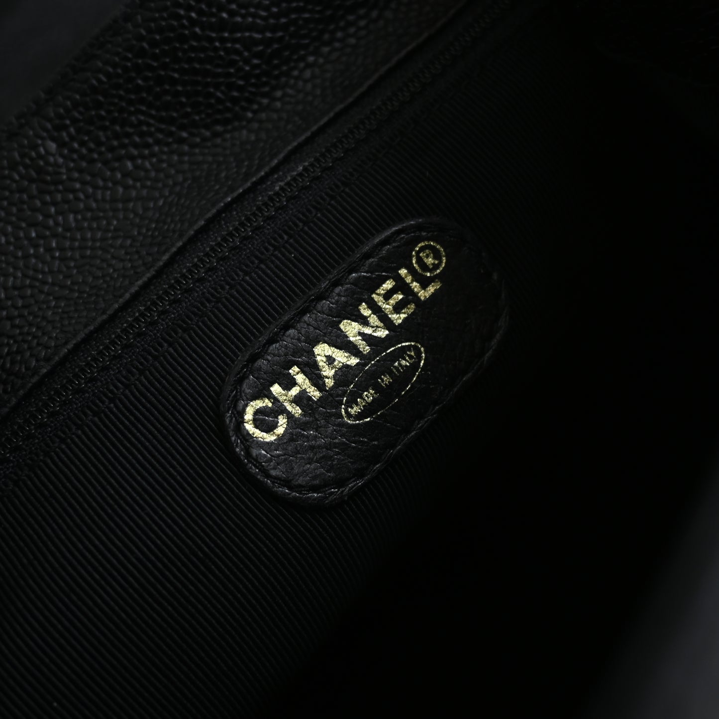 Chanel Caviar Triple CC Backpack Small