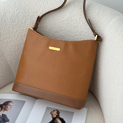 Burberry Brown Shoulder Tote Bag