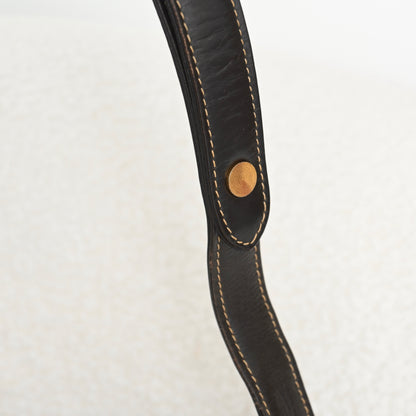 Celine Horse Carriage Brown Macadam Cloth Shoulder Bag