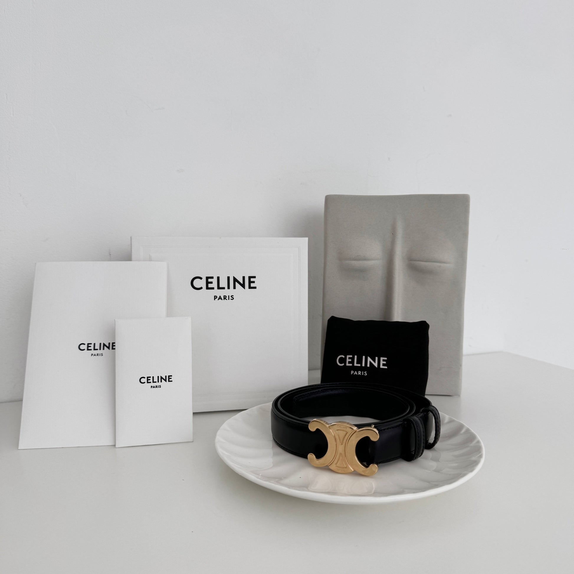 Celine Medium Triomphe Belt - Leluxe Vintage Sdn. Bhd.