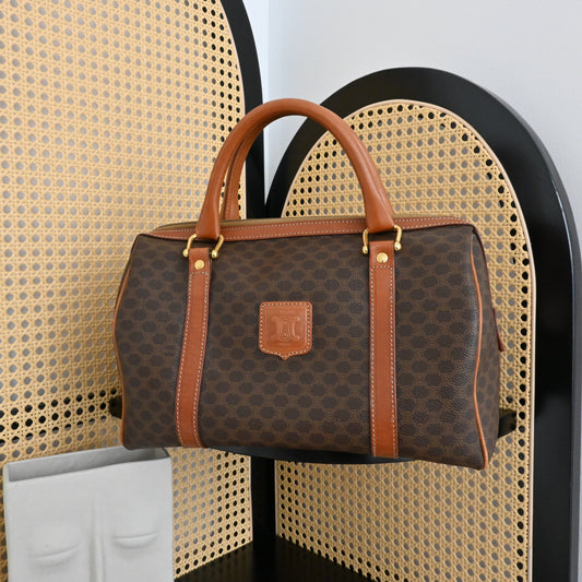 Celine Boston in Triomphe Monogram
