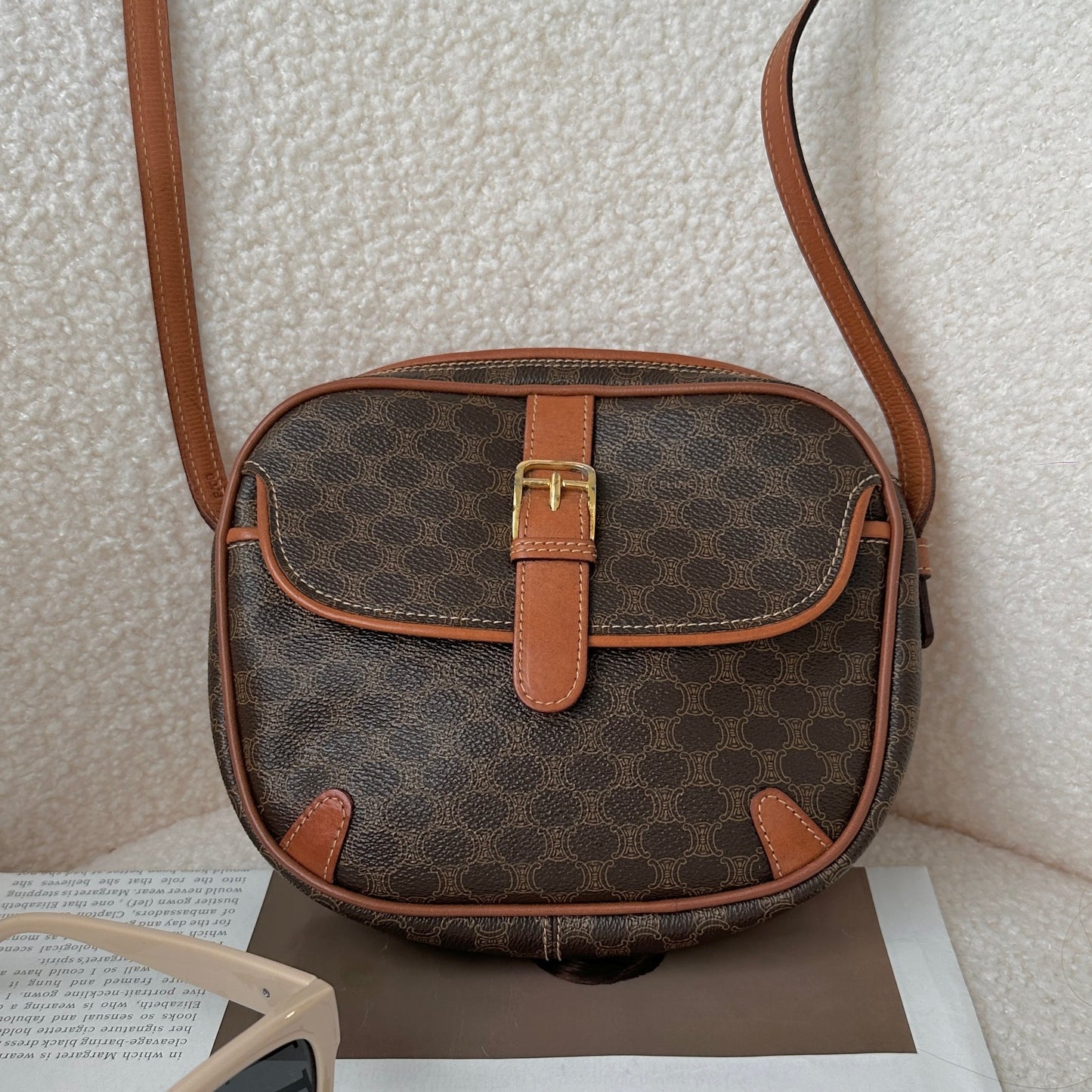 Celine Macadam Monogram Crossbody Bag - Leluxe Vintage Sdn. Bhd.
