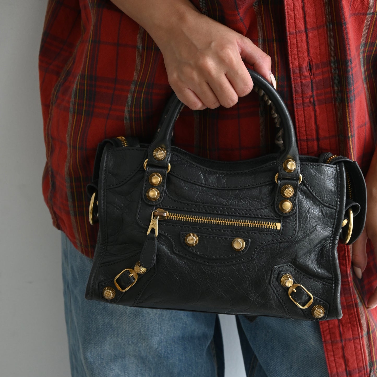 Balenciaga Mini City with GHW