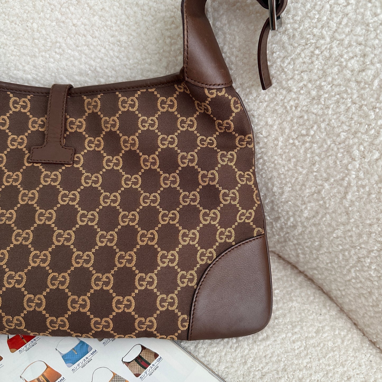 Gucci Jackie Hobo Monogram Brown