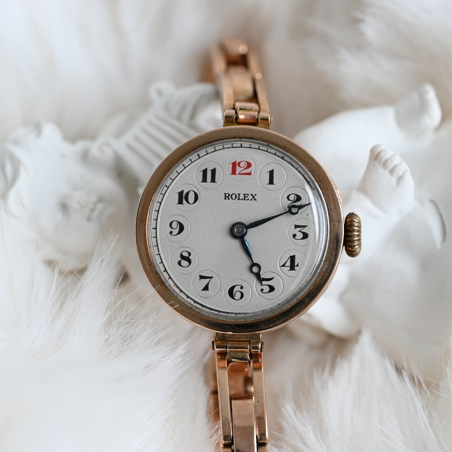 Rolex Breath Watch 9k 375 Hunter Case ref. 24396/06