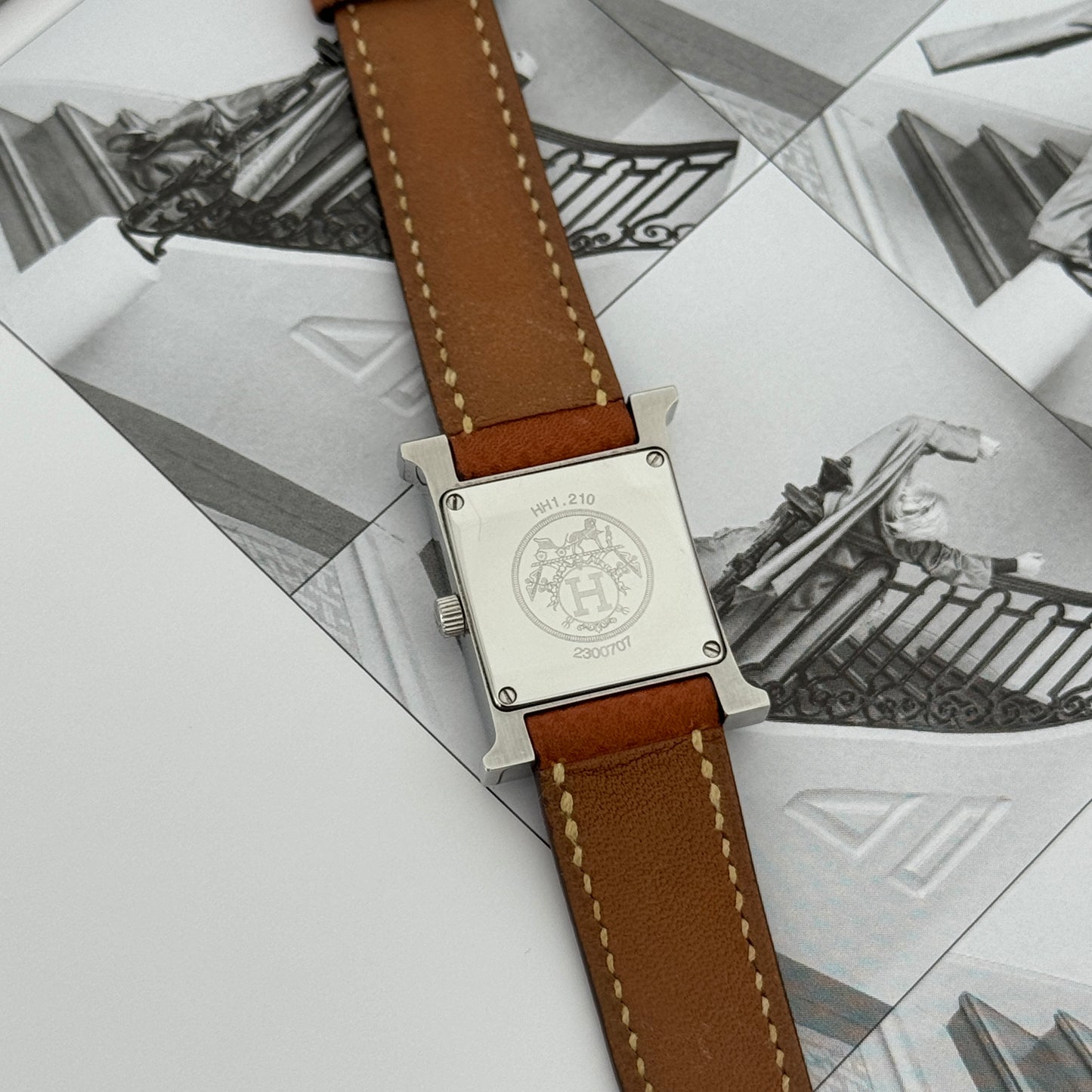 Hermes Heure H Watch HH1.1210 Silver Dial