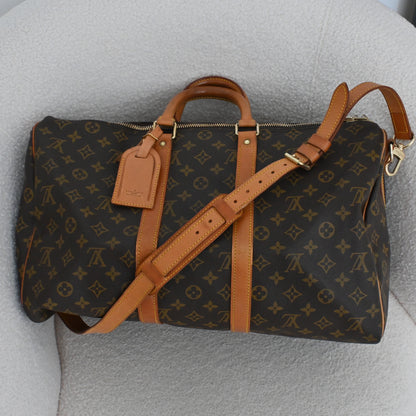 Louis Vuitton Keepall 45 with strap