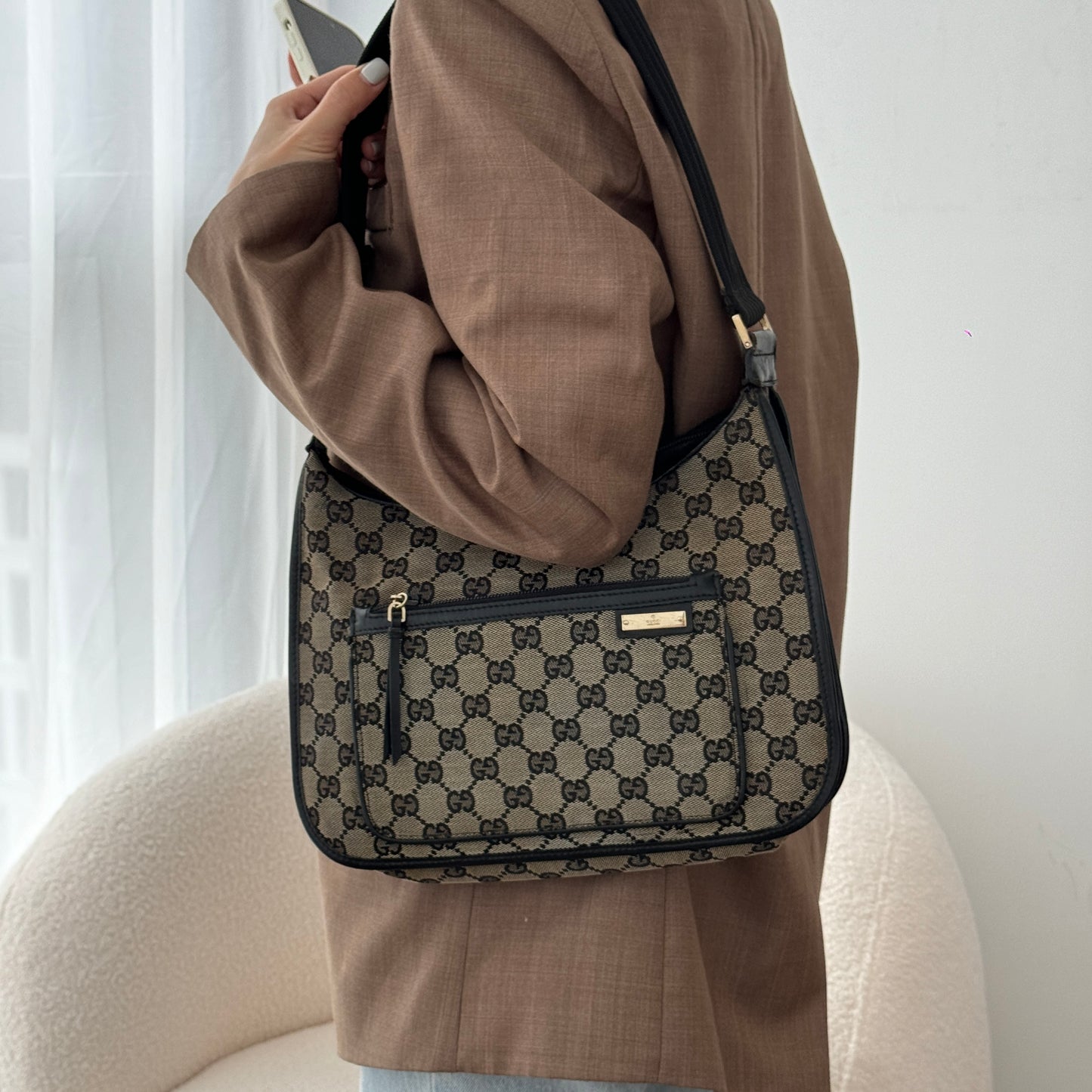 Gucci Monogram Shoulder Bag