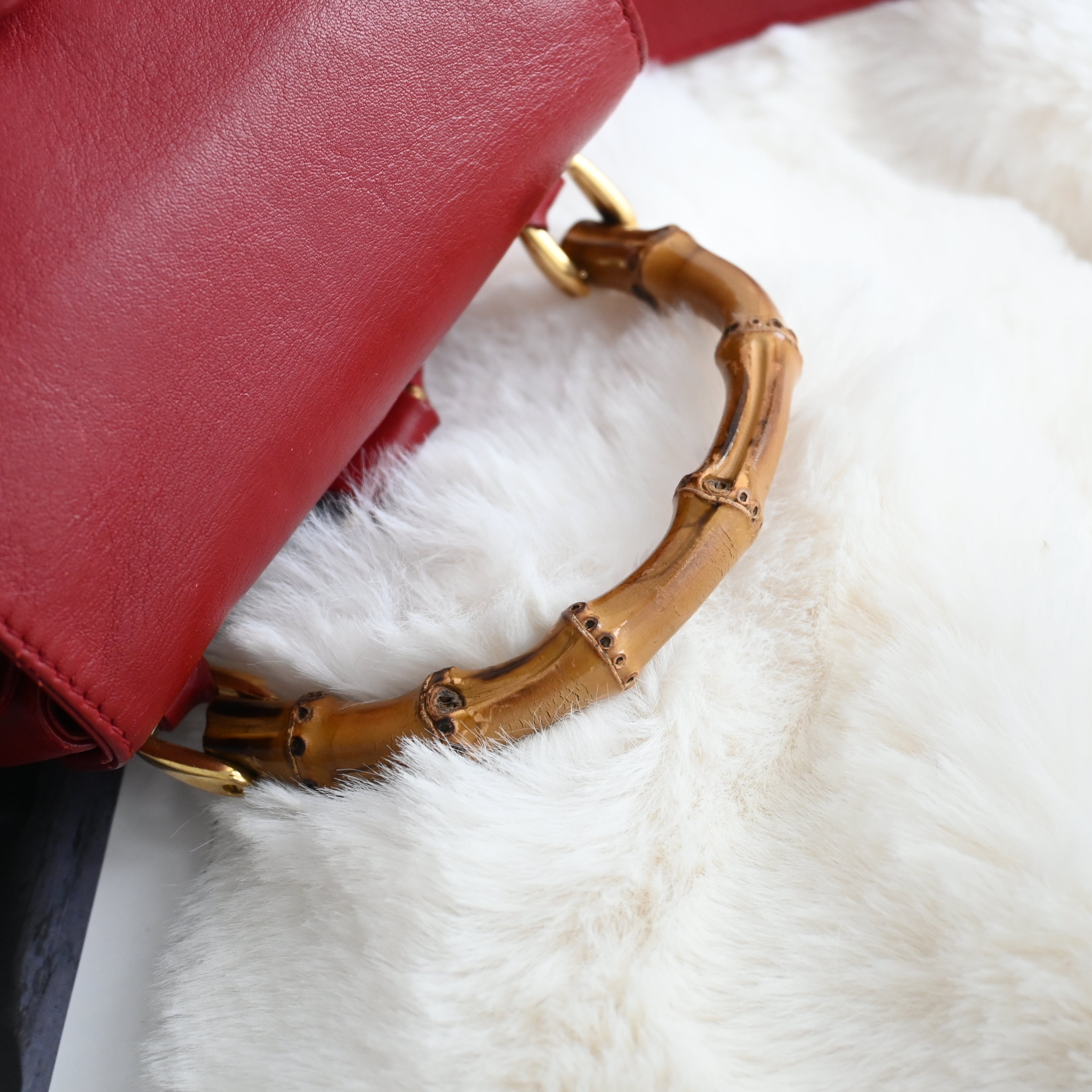 Gucci Bamboo Handle Mini Backpack - Leluxe Vintage Sdn. Bhd.