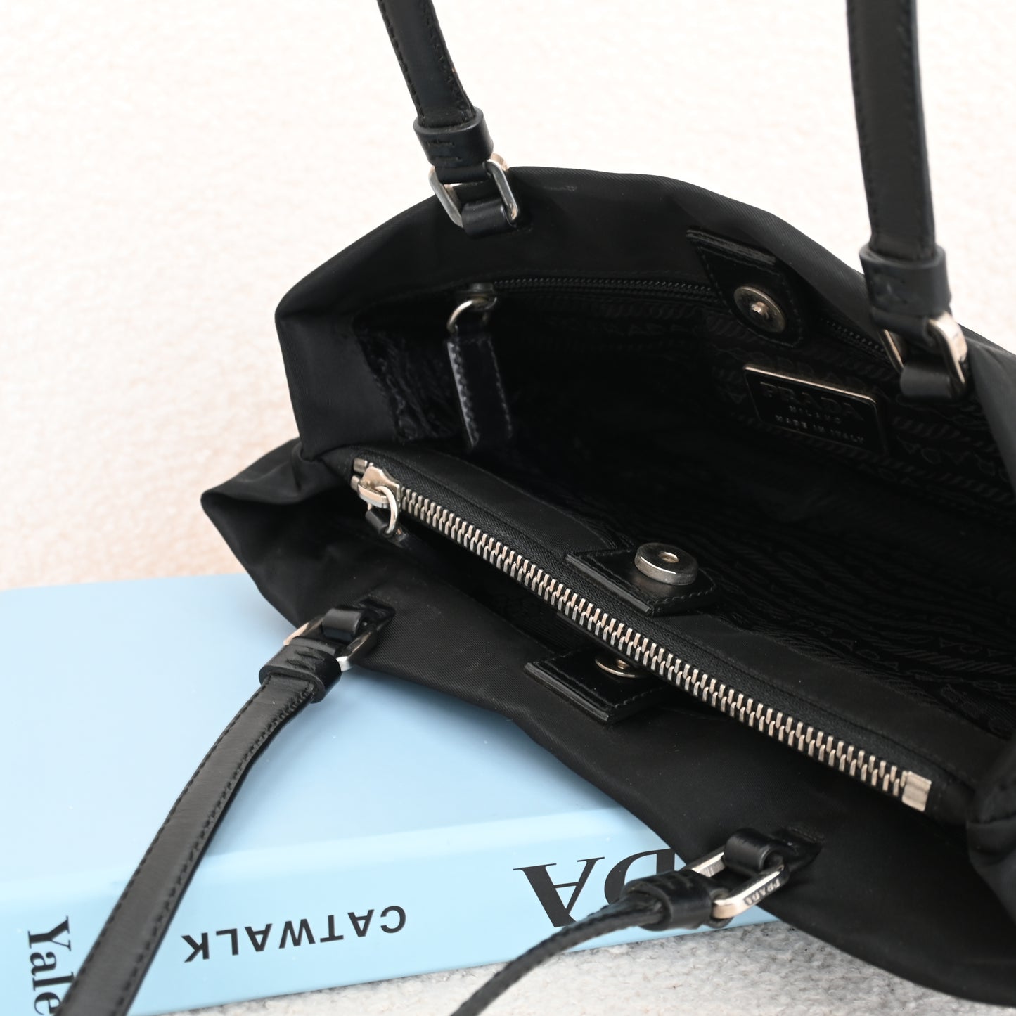 Prada Tessuto Nylon Tote Handbag